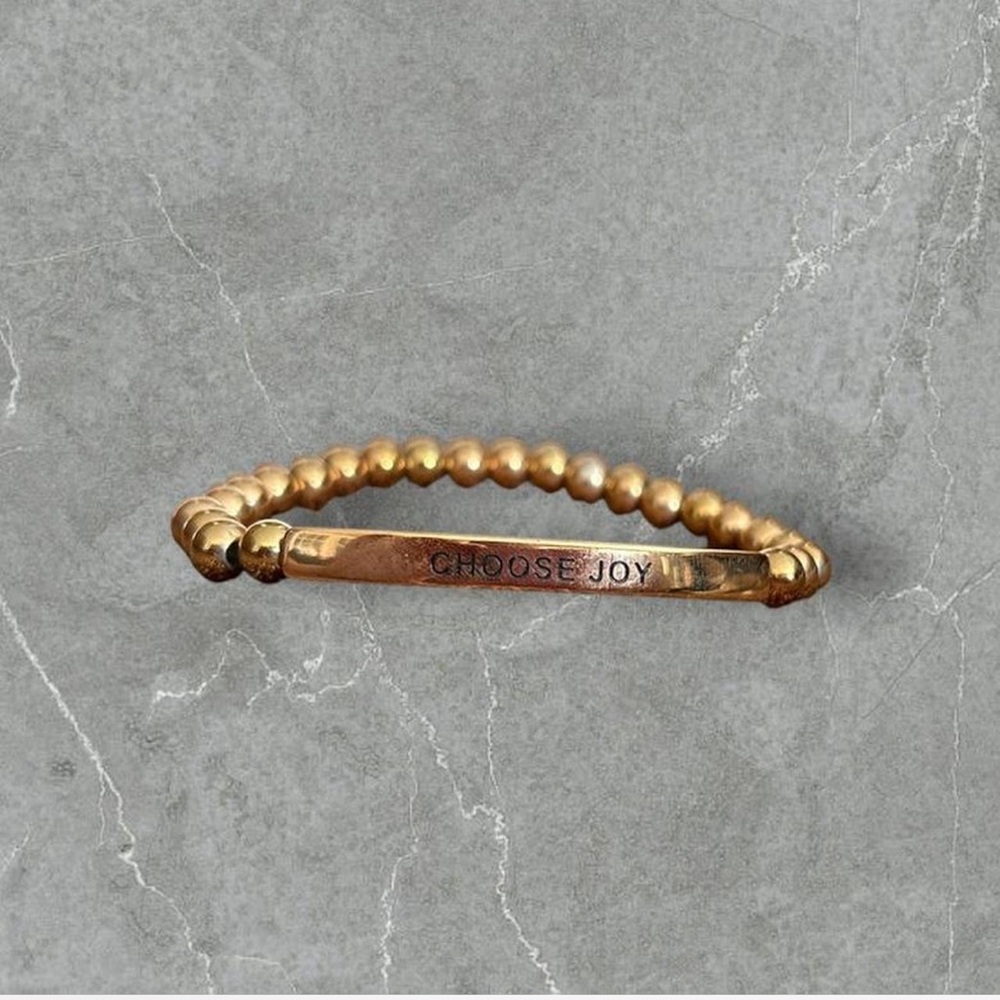 Gold Beaded Bracelet